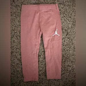 Jordan Kids Rose Pink Logo Leggings